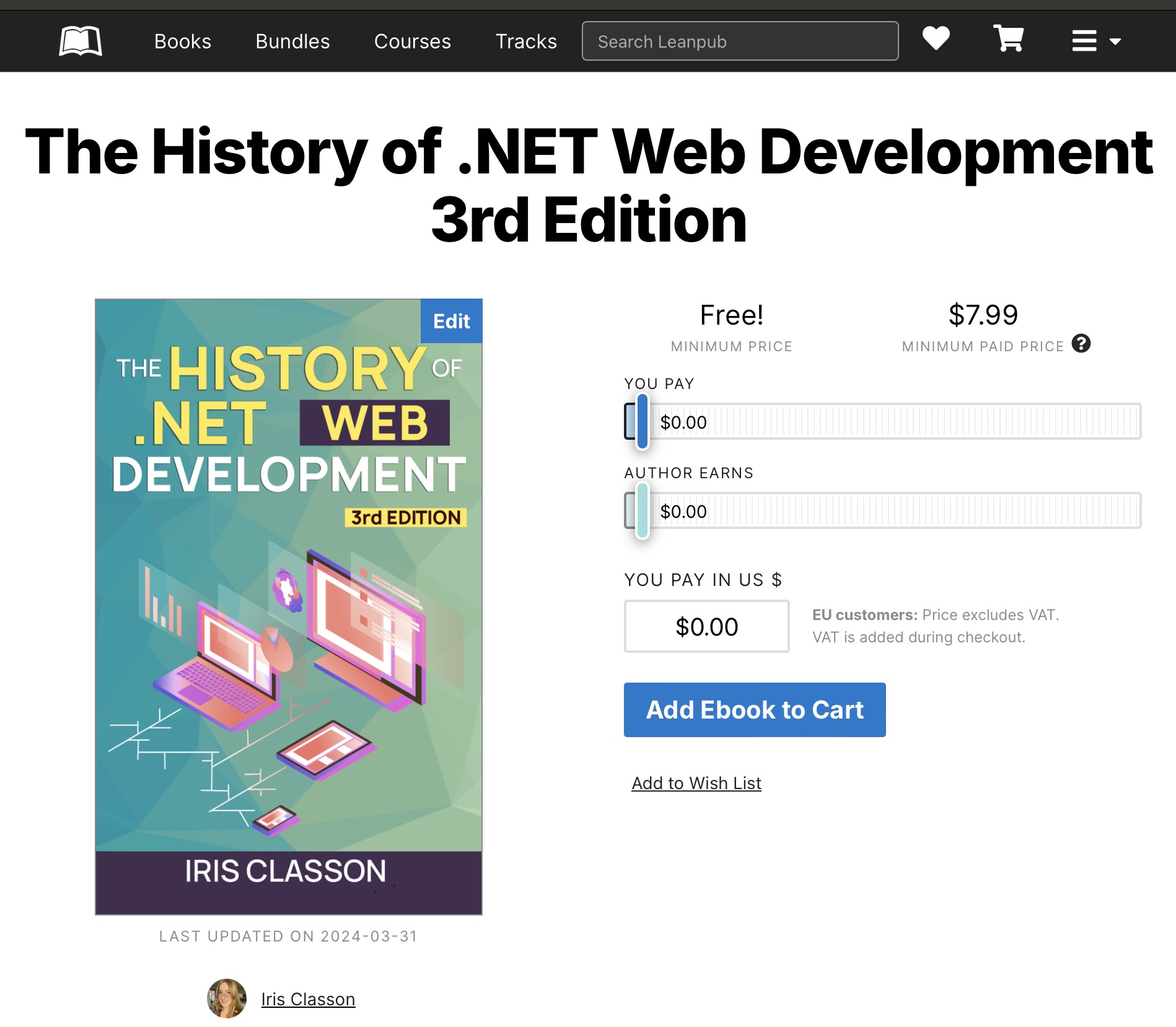 The History of .NET Web Development 3rd Edition