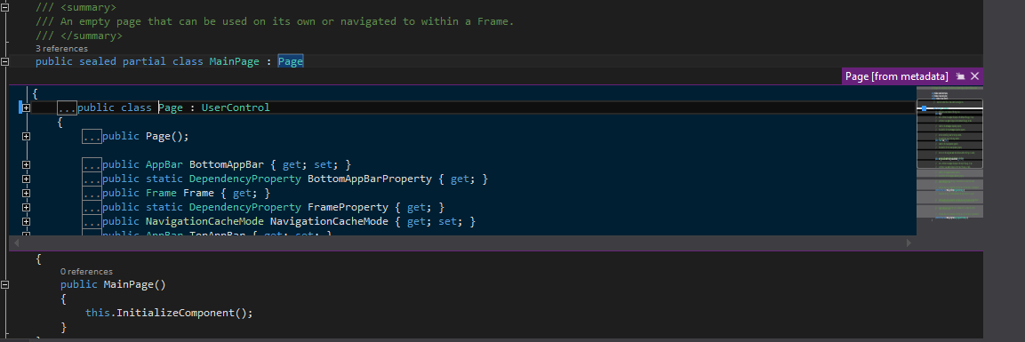 ’Peek to definition’ in Visual Studio 2013