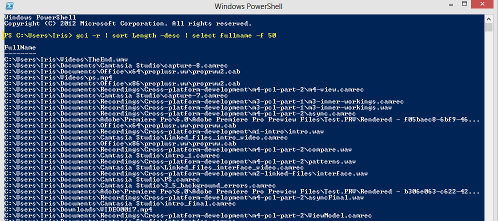 powershell_get_largest_files