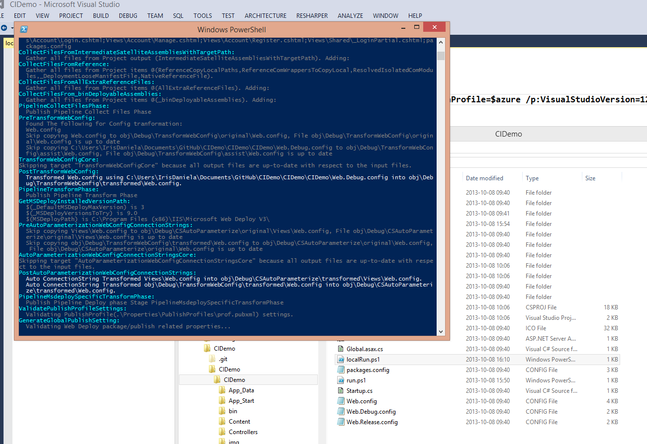 Setting up a Continuous Integration and Deployment environment with Windows server 2012RC, TeamCity, GitHub, Azure websites, ASP MVC and MSTest for the absolute beginner