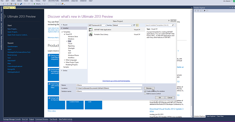 Setting up a Continuous Integration and Deployment environment with Windows server 2012RC, TeamCity, GitHub, Azure websites, ASP MVC and MSTest for the absolute beginner