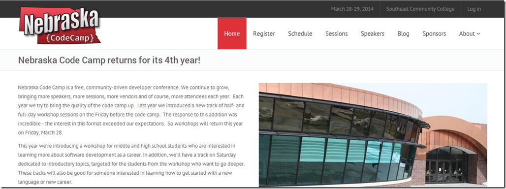 Nebraska Code Camp - see you there?