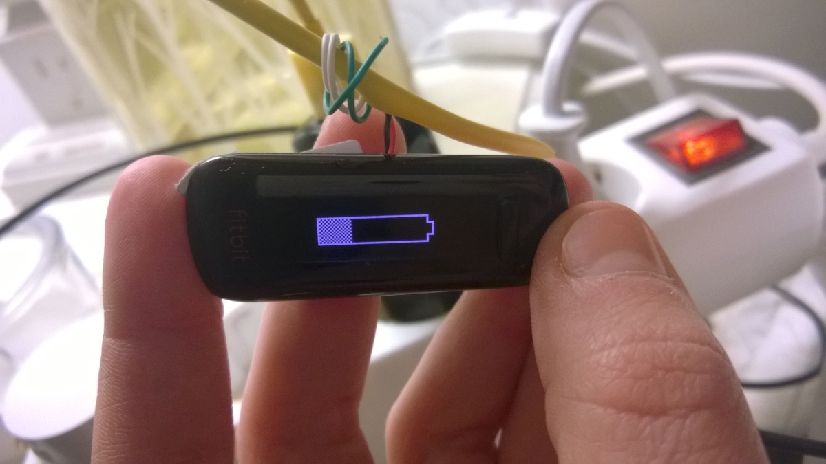 how to restart fitbit inspire without charger