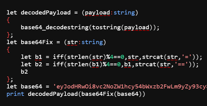 Padding base64 strings in Kusto before decoding